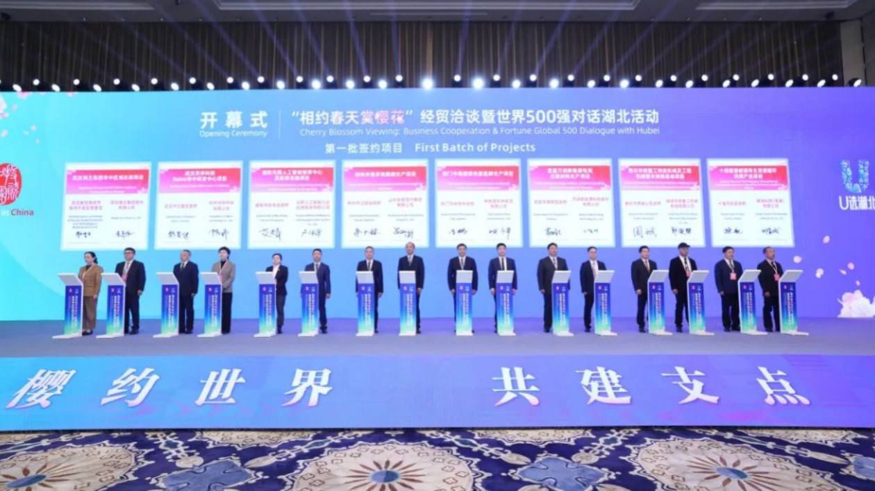 簽約超1900億元！湖北「櫻花之約」鏈動全球