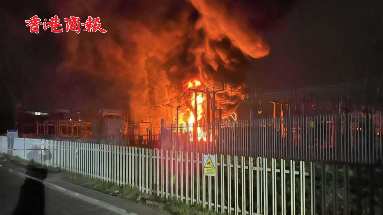 有片丨希思羅機場起火關閉 國泰取消周五倫敦回港航班