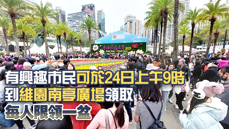 香港花展明晚9時閉幕 大會料將向市民派約3500盆花卉