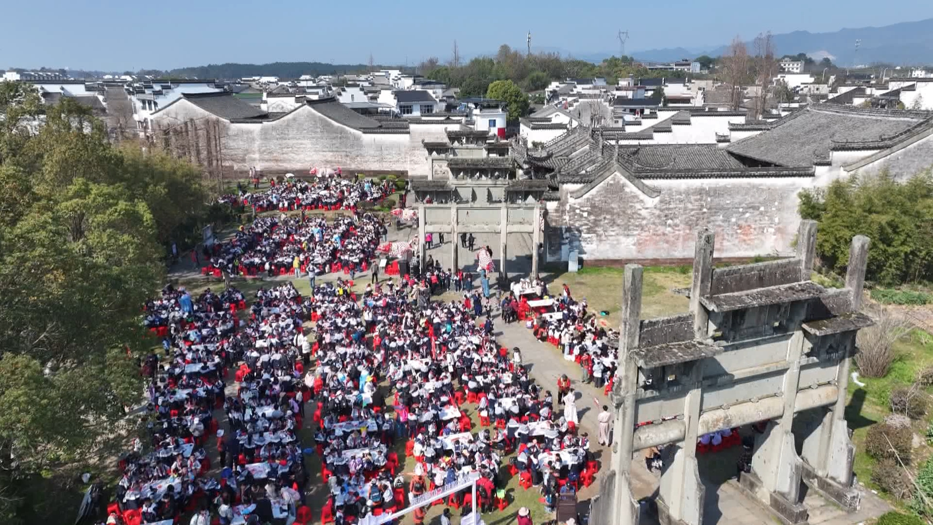 皖歙縣：研學之旅向春光 孝悌文化潤心田