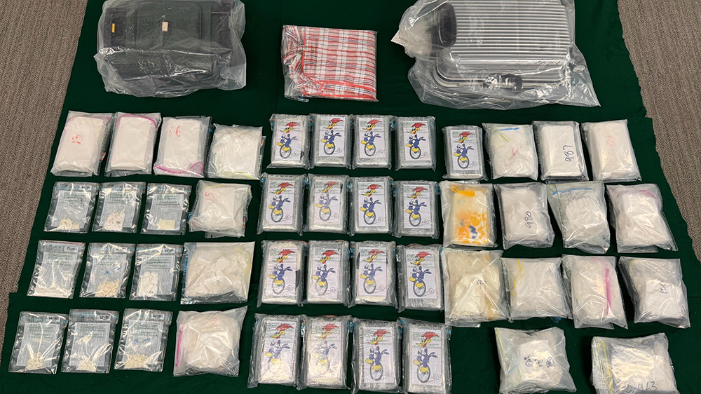 海關尖沙咀檢獲39公斤可卡因 市值約3300萬元