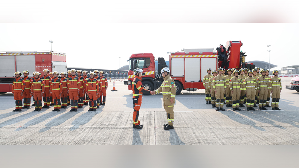 粵港澳大灣區應急救援聯合演練在港舉行