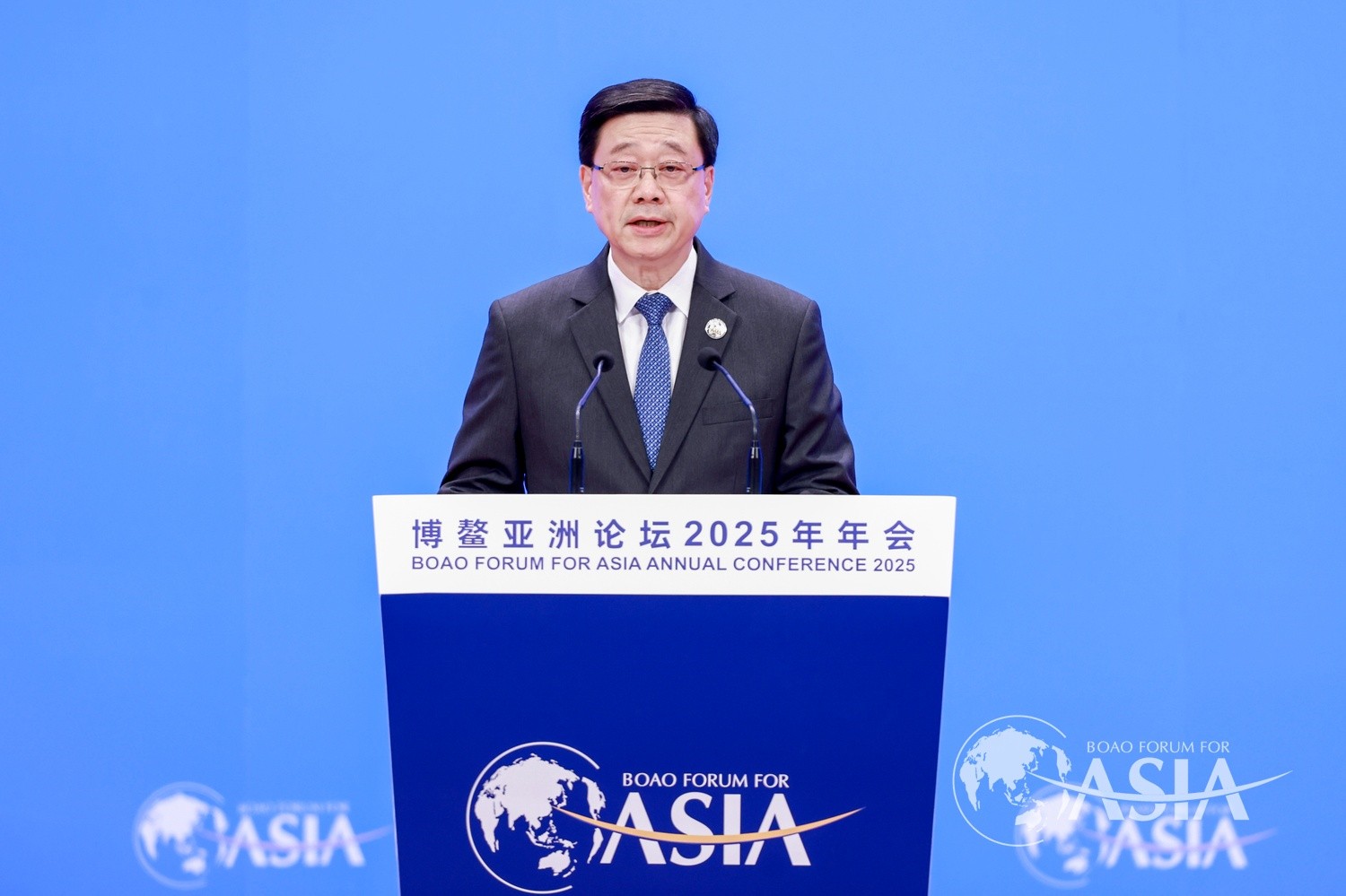 李家超博鰲演講：香港堅定支持自由貿易和多邊主義