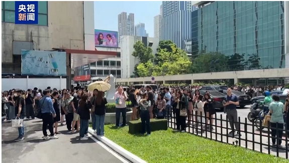 有片｜緬甸強震已致泰國曼谷10人遇難，上百人失聯