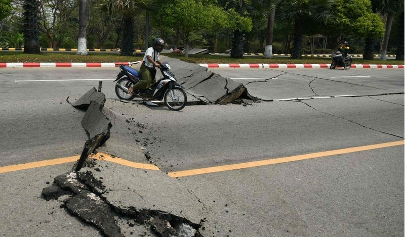 緬甸氣象和水文局：28日強震後共監測到12次餘震 