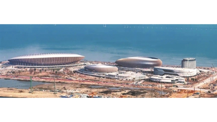 大灣區文化體育中心即將竣工