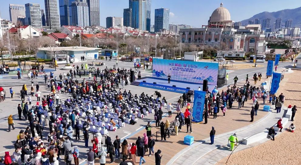 2025青島石老人沙灘風箏季啟動