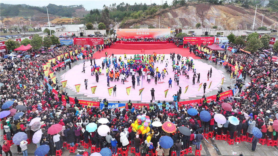 廣西蒼梧縣舉行第十五屆「三月三」搶花炮非遺宣傳系列活動