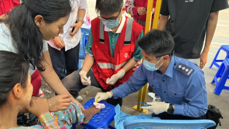 緬甸救援｜特區救援隊與國家隊義診緬甸地震災民