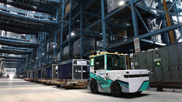 香港建成首個5G智能空運貨站