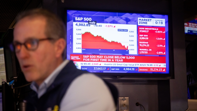 美國股市大幅波動，「恐慌指數」創五年新高