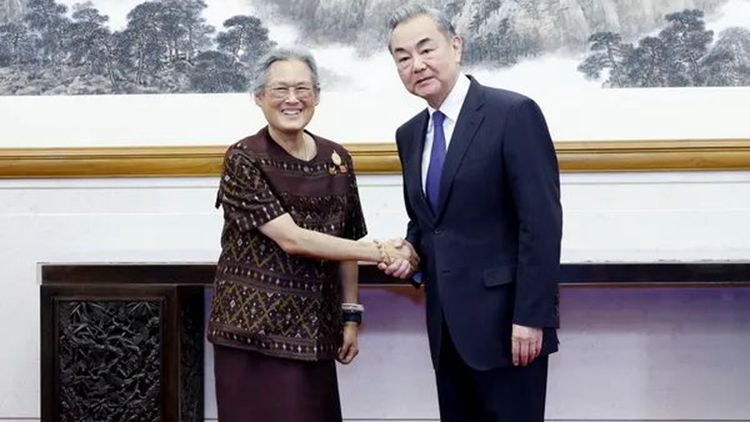 王毅會見泰國公主詩琳通