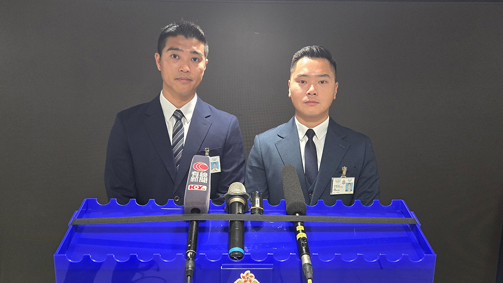 警方搗破跨境運毒案 拘兩男檢320萬元海洛英