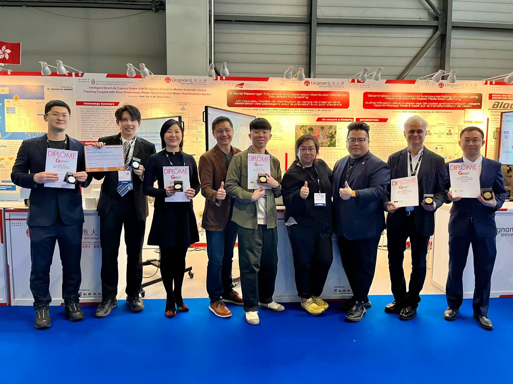 嶺南大學勇奪2025年日內瓦國際發明展五個獎項 參展及得獎項目創歷年新高