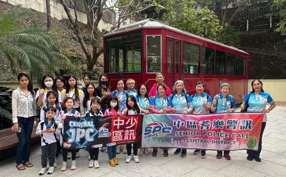 中區少年警訊偕耆樂警訊參觀中電鐘樓文化館 了解香港電力能源發展