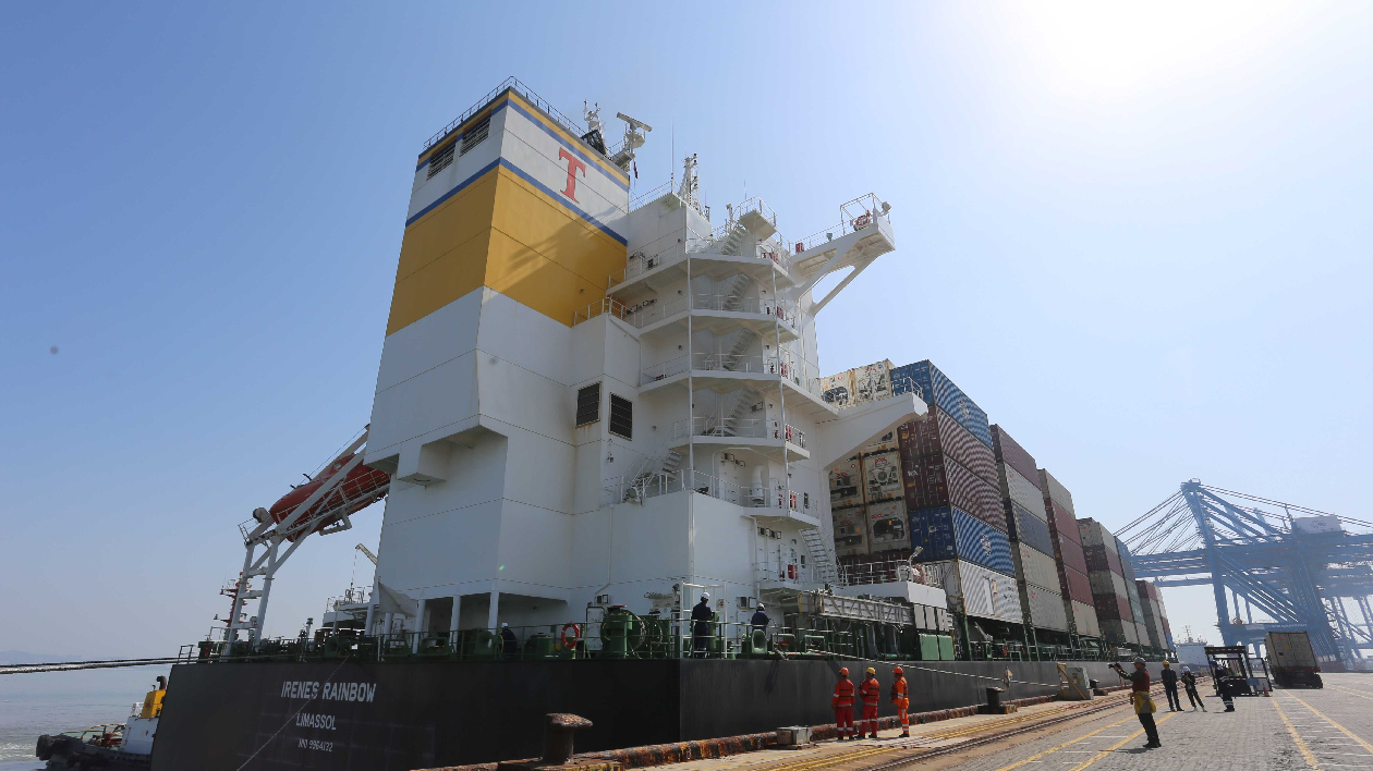 泉州港新開通直達越南泰國集裝箱航線 東南亞貿易開啟「加速度」