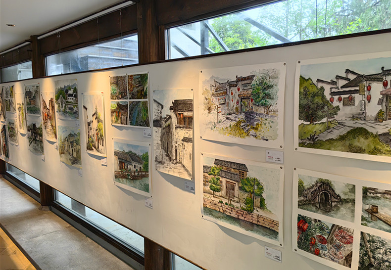 皖黟縣：藝術寫生季 春意滿西遞