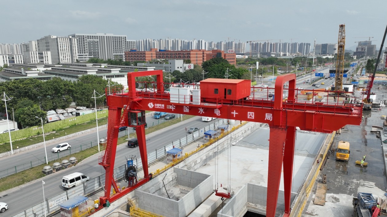 歷經581天 廣州地鐵八號線北延段首個車站主體結構封頂