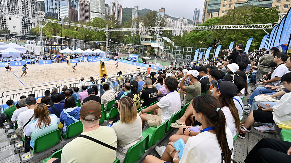 十五運會沙排測試賽順利完成 男女子組均由港隊組合奪冠