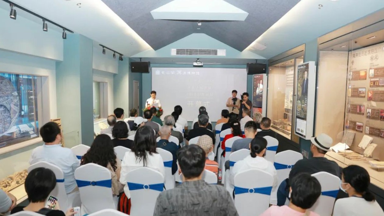 中意藝術交流展暨系列文化展覽在海口騎樓老街開幕