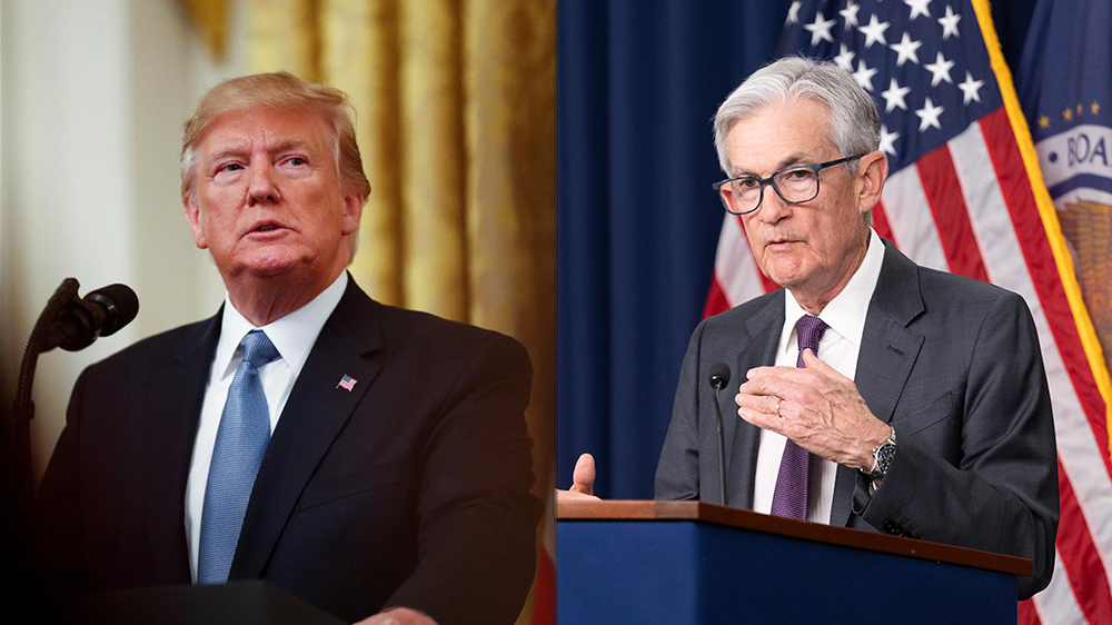 特朗普稱鮑威爾是「大輸家」 美股重挫、美元創三年新低