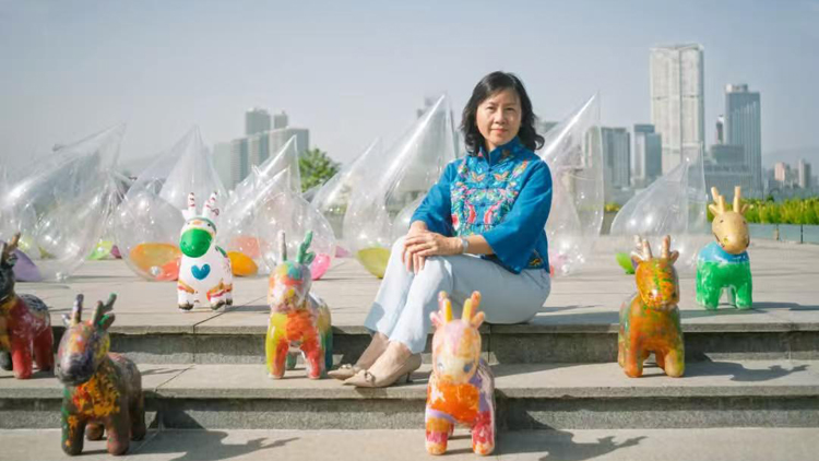 「舞動滴水展」見證東江水供港60年 陳美寶：繼續全力建立與內地的「鐵海陸江」立體聯運