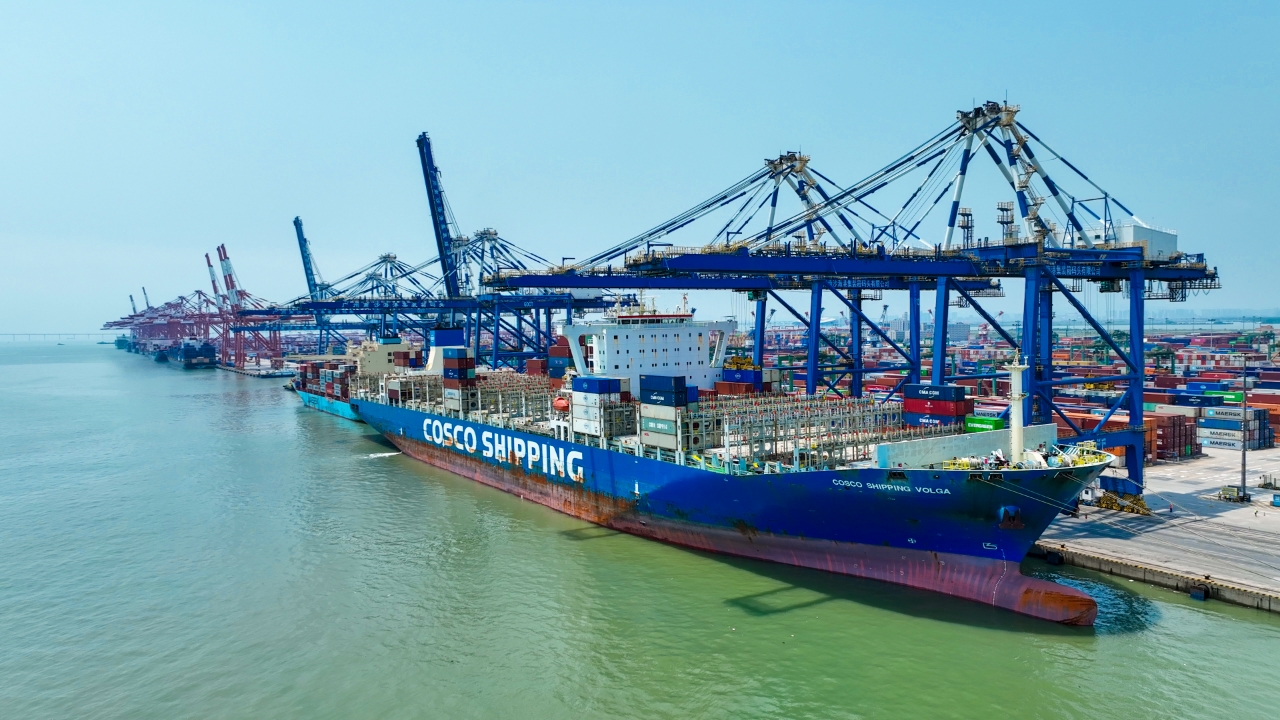 縮短大灣區企業與拉美市場距離 廣州港南沙港開通南美西直航航線