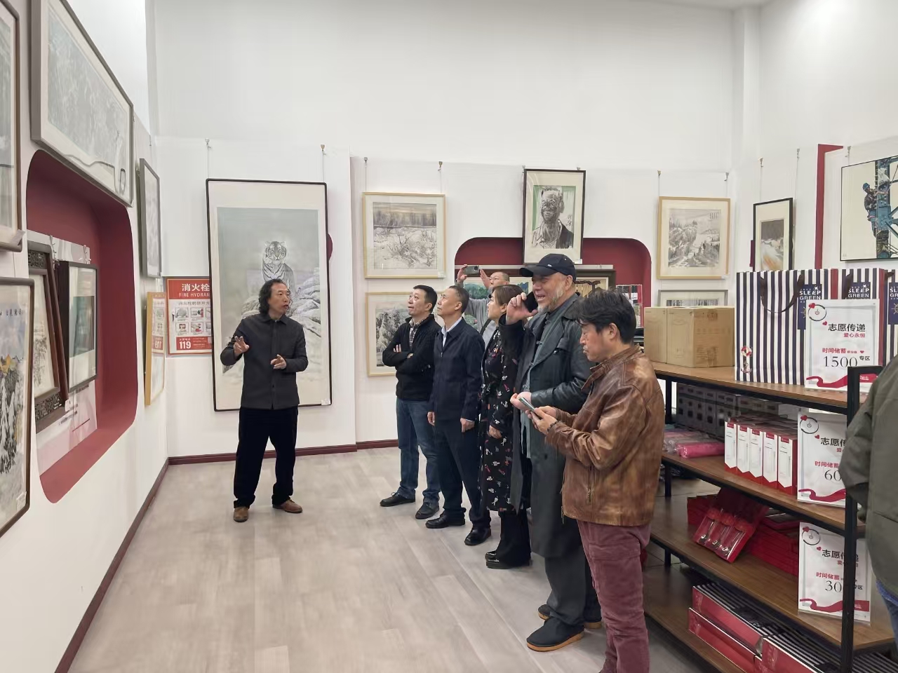 「丹青盛世·翰墨飄香」全國書畫名家邀請展開展