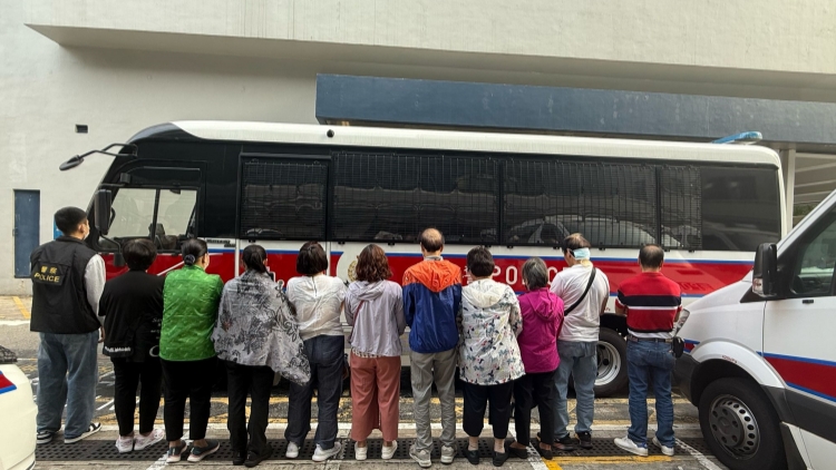 警方大埔搗破非法麻雀賭檔 拘捕11人包括85歲負責人