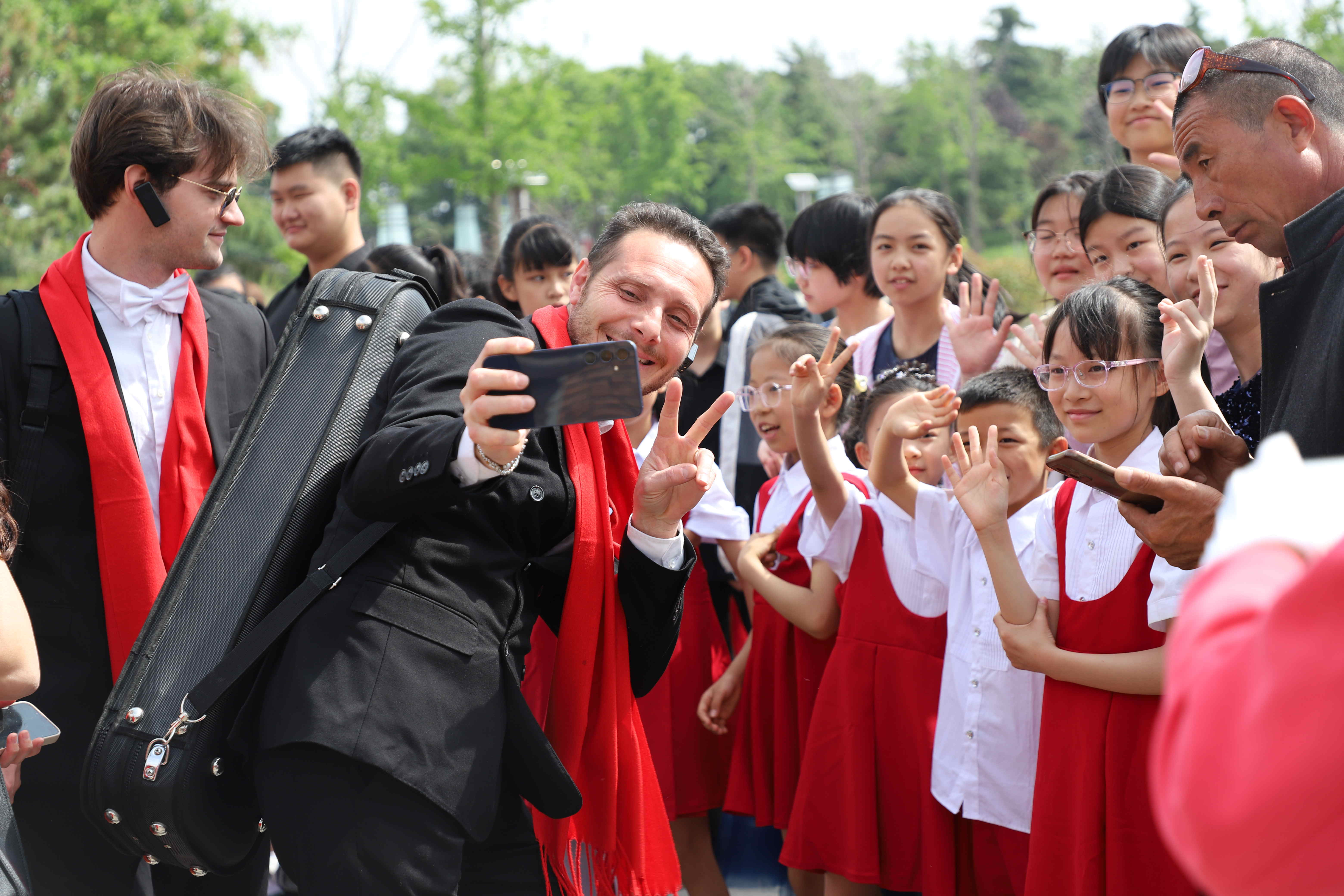 意大利弗朗西斯科塔愛樂樂團走進大汶口國家考古遺址公園