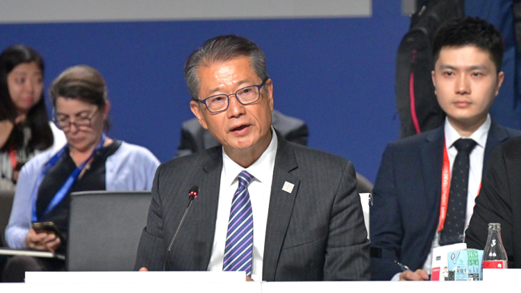 陳茂波：香港繼續保持自由港地位 亞開行成員間需加強合作