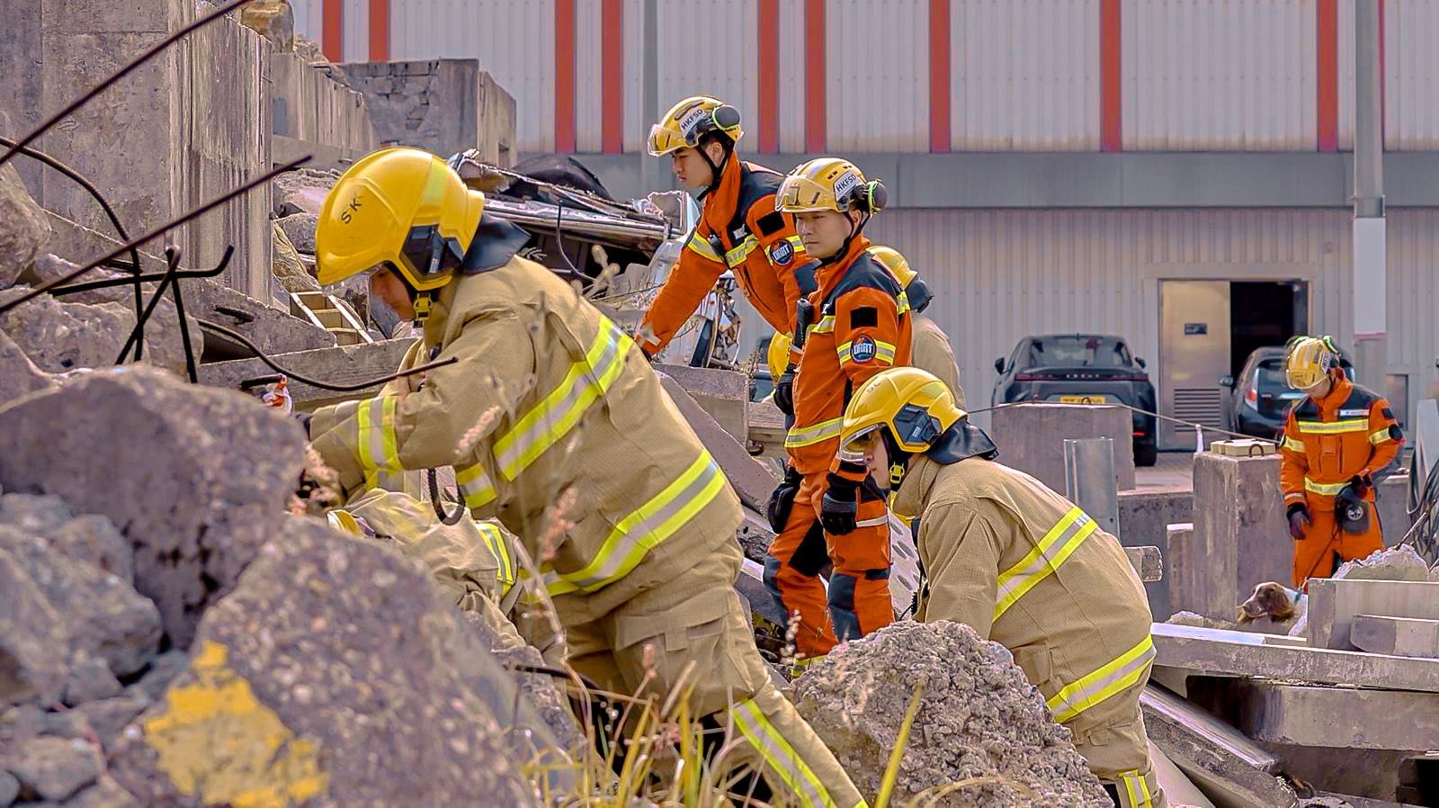 消防處極端天氣事故演習 提升救援效率