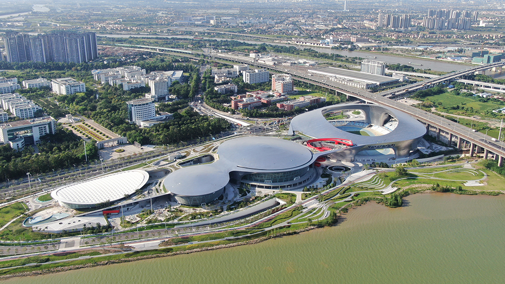 圖集｜灣區「鳥巢」完工 十五運會場館德勝體育中心預計6月投用