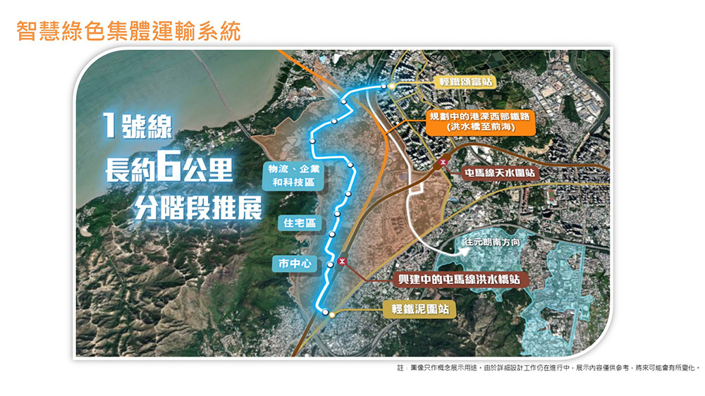 洪水橋新發展區智慧綠色集體運輸系統工程 首階段明年起招標