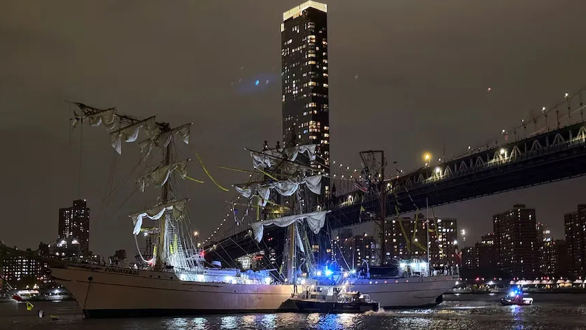 細節披露！墨西哥海軍帆船撞橋事故已致2死17傷