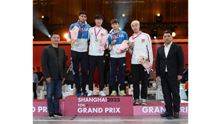 花劍大獎賽上海站 蔡俊彥首奪國際賽金牌