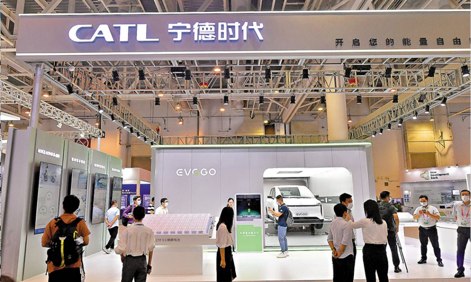 寧德時代升勢不停 最新再升8%