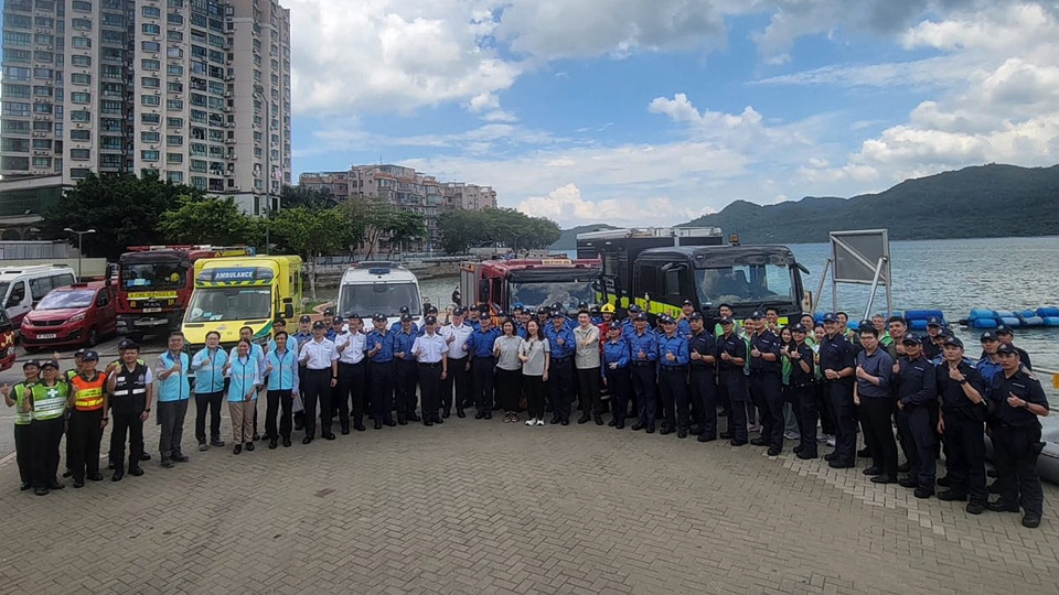 邊界警區參與跨部門應對極端天氣聯合演習 加強協作能力