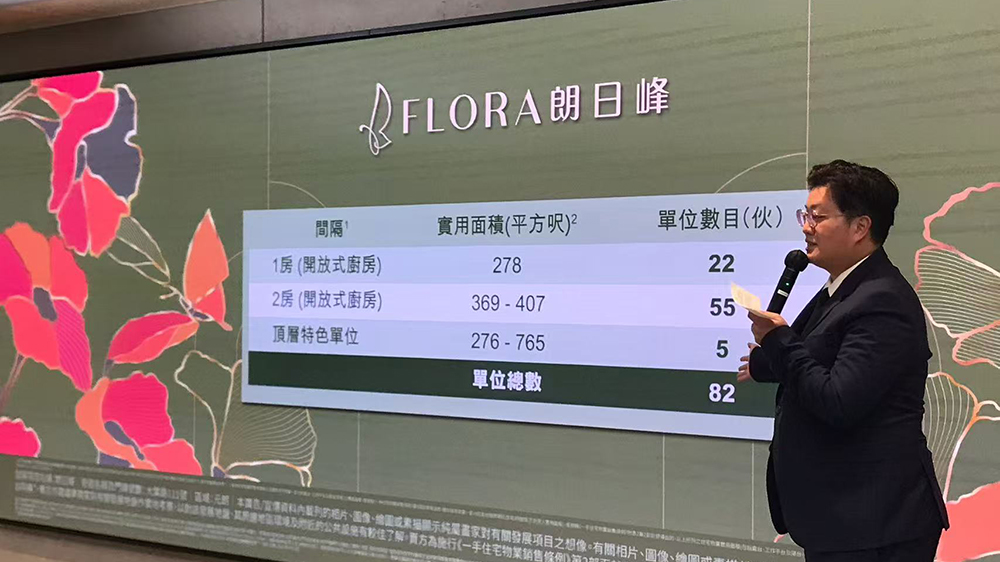 嘉里朗日峰提供82伙 主打兩房 最快月內上樓書