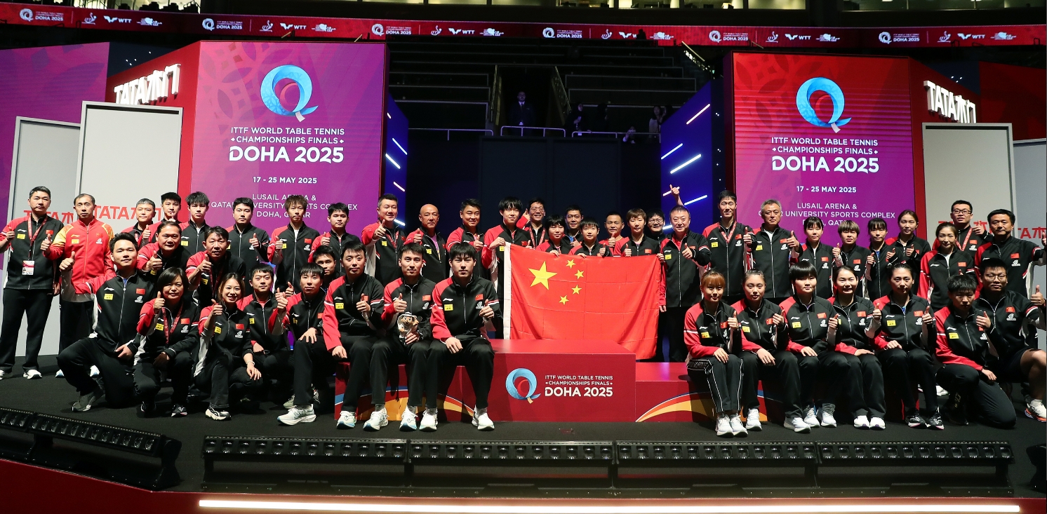 世乒賽中國隊4金收官 奧運備戰存挑戰