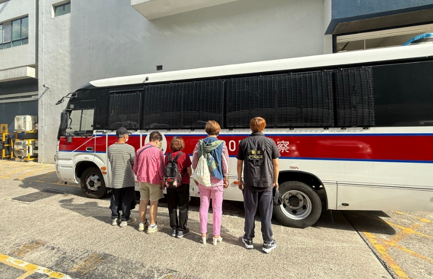 警方大埔破麻雀賭檔 拘捕5名男女