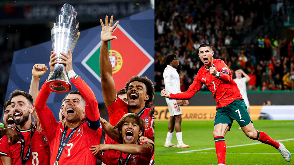 有片｜C朗建功成功臣 葡萄牙勇奪歐國聯冠軍