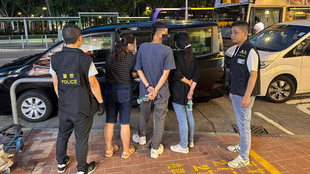 警上水破釣魚機賭檔 拘5男女