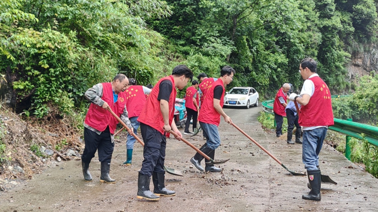 皖黟縣美溪：全面築牢防汛安全屏障