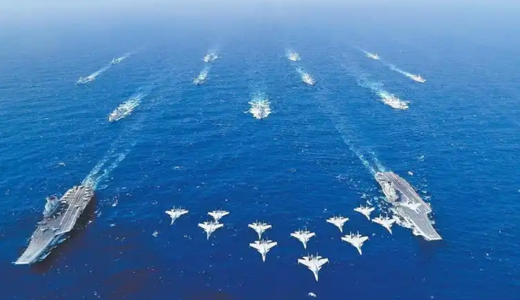 中國海軍航母編隊赴遠海開展實戰化訓練