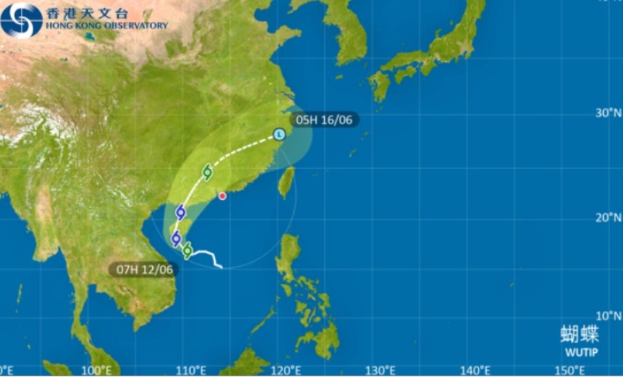 一號風球12日大部分時間維持 天文台：13日評估是否發三號風球