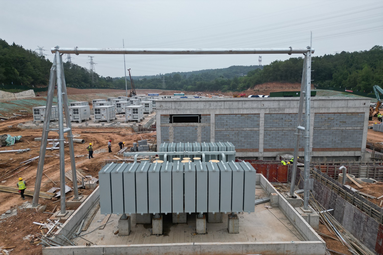 聚力新能源發展  四川綿陽港旗儲能電站（一期）加速建設