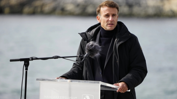 法國總統馬克龍訪問格陵蘭島