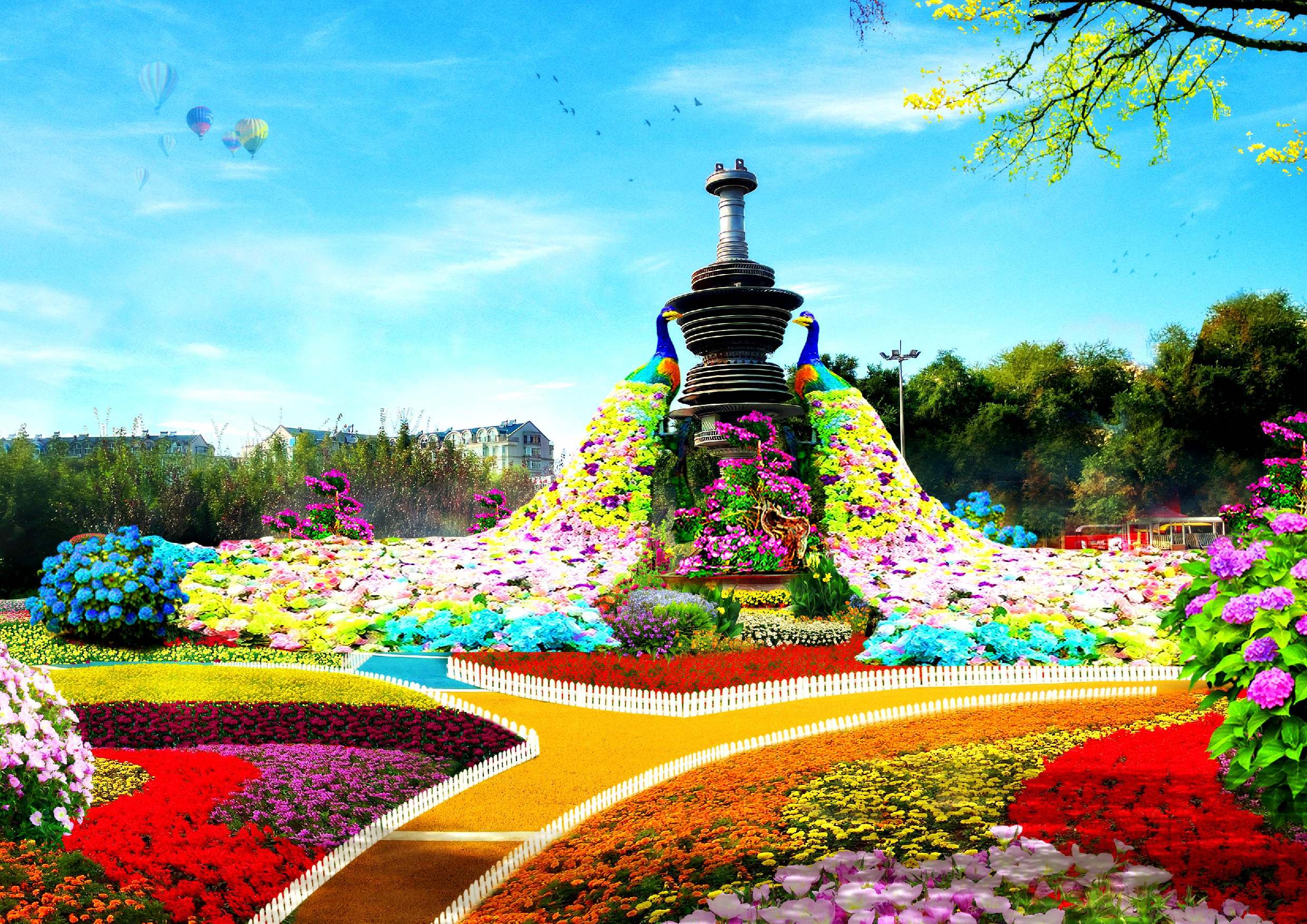 哈市香坊區首屆百花園藝展月末迎客  助力打造四季文旅新名片