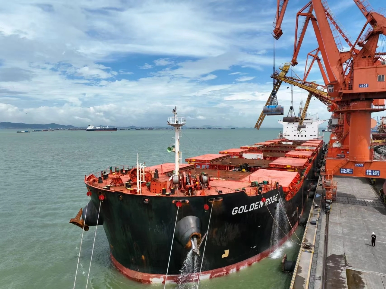 6.8萬噸巴西大豆抵達廣州港